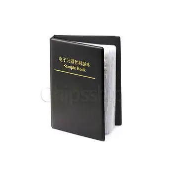 0603 Патч-конденсаторный пакет 90 видов 0603 Патч-книга образцов конденсаторов Книга образцов конденсаторов