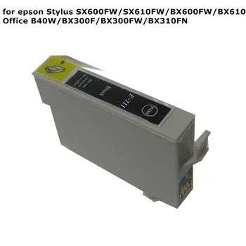 10шт T071171 Черный совместимый чернильный картридж для EPSON Stylus SX600FW SX610FW BX600FW BX610FW Office B40W BX300F BX300FW BX310FN