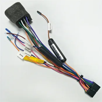 20-Контактный автомобильный стерео радиоплеер ISO Разъем жгута проводов с подключением камеры заднего вида