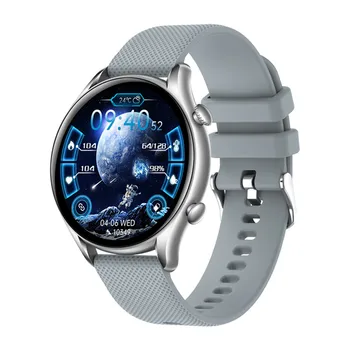 2023 KT60 интеллектуальные мужские и женские смарт-часы, цифровой водонепроницаемый фитнес-браслет, 1,32-дюймовые интеллектуальные цифровые умные часы