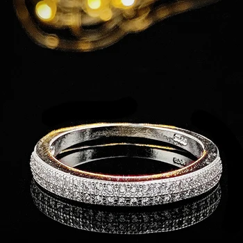 2023 Серебряный цвет Эстетическое Свадебное кольцо Вечности для женщин, ювелирные изделия на палец, персонализированные R779A