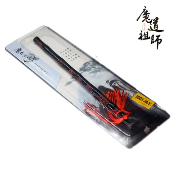 22 см Неукротимая китайская драматическая флейта аниме Вэй Усянь Чэнь Цин сплав флейты музыкальный инструмент модель не может играть в игрушки для косплея