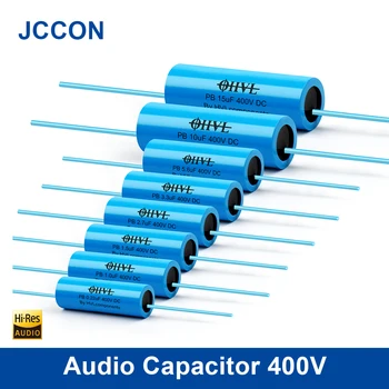 2шт Аудиоконденсатор 400V OHVL HIFI Fever Безэлектродная Аудиосвязь 0,22 мкФ 0,47 мкФ 1 мкФ 1,5 мкФ 2 мкФ 3,3 МКФ 4,7 мкФ 5,6 мкФ 8,2 МКФ 10 мкФ