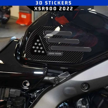 3D наклейка из эпоксидной смолы для мотоцикла, боковая накладка на бак, защита от царапин, нескользящая накладка на бак Для yamaha xsr900 2022