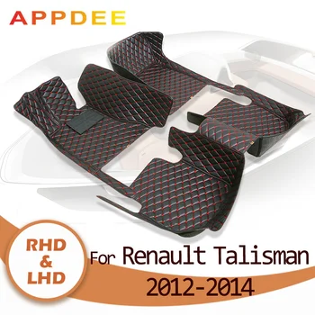 APPDEE Автомобильные коврики для Renault Talisman 2012 2013 2014 Пользовательские автомобильные накладки для ног автомобильный ковер