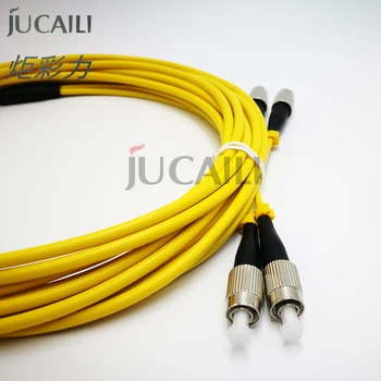 Jucaili 1 шт. волоконный кабель для принтера FC/FC UPC Симплексный 3,0 мм ПВХ двухжильный волоконный соединительный кабель патч-корд для принтера EPSON