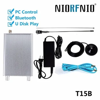 NIO-T15B CZE-15B 0-15 Вт Профессиональный Беспроводной FM-передатчик PLL15w с управлением от ПК для fm-радио с автомобильной присоской