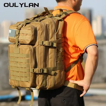 Oulylan 30L/50L Большой емкости, Походный рюкзак, Мужской многофункциональный Военный Камуфляжный рюкзак, сумка для альпинизма на открытом воздухе