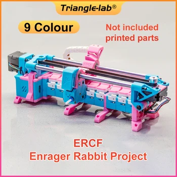 Trianglelab 9 Цветов/6 цветов Trident Mmu Комплект Для подачи Моркови Enrager Rabbit Ercf Ercp Easy BrdV1.1 Мультиматериальный 3D-принтер Voron