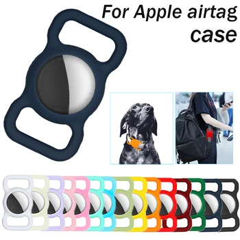 ZK30 1шт Для Apple Airtag Case Ошейник Для Собаки И Кошки GPS-Искатель Красочный Светящийся Защитный Чехол Для Apple Airtag Tracker Case