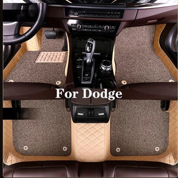 Высококачественный индивидуальный двухслойный Съемный автомобильный коврик с Ромбовидным Рисунком Для Dodge Durango Viper RAM 1500 2500 3500 Magnum