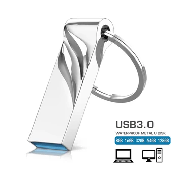 Высокоскоростной USB-накопитель 3.0 Флешка 128 ГБ Memory Stick 64 ГБ 256 ГБ USB Флэш-накопитель 512 ГБ Металлический флэш-диск 8G 16G 32GB Бесплатная Доставка
