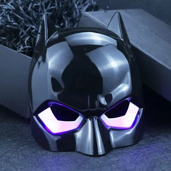 Детская Светящаяся маска Бэтмена Светящаяся Маска Для Косплея Мальчика На Хэллоуин, Праздничное платье, Креативный подарок