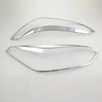Для GS 2015 ABS Хромированная фара/крышка головного света Аксессуары для экстерьера автомобиля