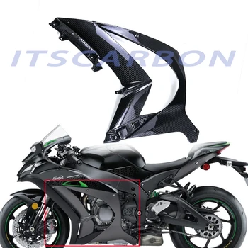 Для Kawasaki ZX10R ZX 10R 2011 - 2016 2017 2018 2019 2020 Аксессуары для мотоциклов из Углеродного волокна 3K, Комплекты Боковых панелей Обтекателя