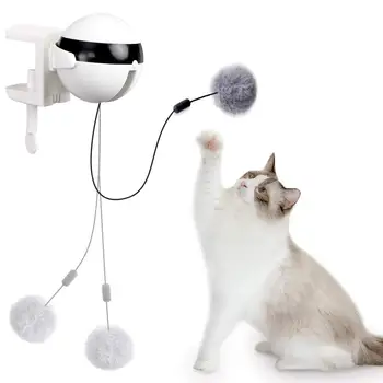 Игрушка для домашних животных Электрическая Автоматическая Подъемная Головоломка мяч игрушки Для кошки интерактивные Игрушки-Дразнилки Жевательная игрушка для кошачьих принадлежностей