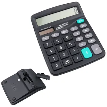 Калькулятор офисной электроники, коммерческий инструмент, работающий на батарейках, 12-значный электронный калькулятор