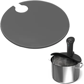 Круглая Силиконовая крышка для плиты Для точного приготовления Кулинарных Блюд Вакуумная Низкотемпературная крышка для плиты Кухонные Гаджеты