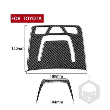 Лампа для чтения на крыше из углеродного волокна Декоративная наклейка Подходит для Toyota Supra a90 19-22