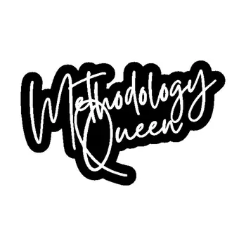 Наклейка Methodology Queen для Декора Ноутбука, Спальни, Автомобиля, Милого Мультяшного Искусства, Модного Общественного Чемодана