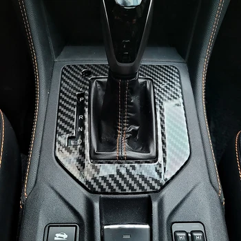 Наклейка на панель крышки ручки переключения передач, молдинги для отделки коробки передач для Subaru Forest XV 2012 2013 2014, Аксессуары для замены интерьера Автомобиля