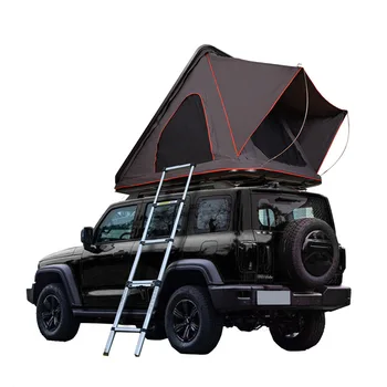 низкое MOQ 3-4 человека открытый кемпинг треугольный грузовик жесткая оболочка палатка на крыше