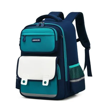 Новый школьный ранец для учащихся начальной школы с первого по шестой класс для мальчиков и девочек с защитой позвоночника, сверхлегкий рюкзак без нагрузки