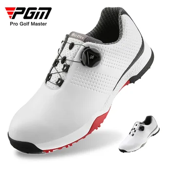 Обувь для гольфа PGM, мужская водонепроницаемая обувь, спортивные кроссовки с поворотными шнурками, гольф