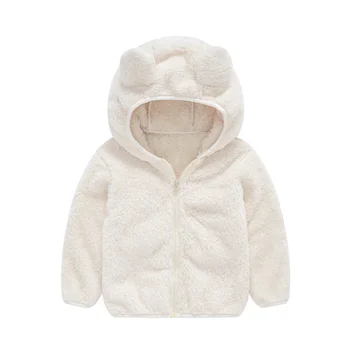 Одежда, детское плюшевое пальто, утепленная толстовка, Осенне-зимний свитер с капюшоном Для Мужчин и женщин