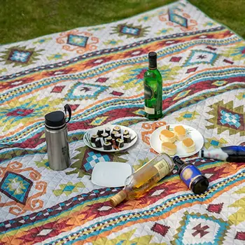 Одеяло для пикника Широко используется из ткани Оксфорд с антипригарным покрытием, Весенний тур, Ins Стиль, коврик для пикника, для путешествий
