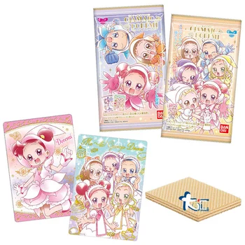 Оригинальные игрушки из Японского Аниме Kawaii, вафельные конфеты, открытки DOREMI 2 Q, Коллекционная открытка с фигурками из аниме для мальчиков, подарок для девочек