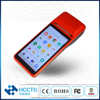 Портативные POS-устройства 4G + WiFi + Bluetooth Android Smart с принтером фронтальной камеры R330-F