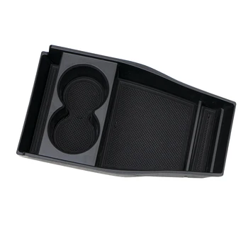 Практичный, прочный в использовании ящик для хранения на центральной консоли, черный, прочный, функциональный, термостойкий, с левосторонним управлением