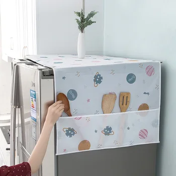Пылезащитная ткань для холодильника, Маленький свежий бытовой холодильник, Стиральная машина, стол, пылезащитная сумка, маслостойкая сумка