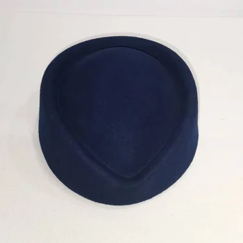 Специальная покупка Шляпы для стюардессы из полиэстера, темно-синяя, 50 шт.