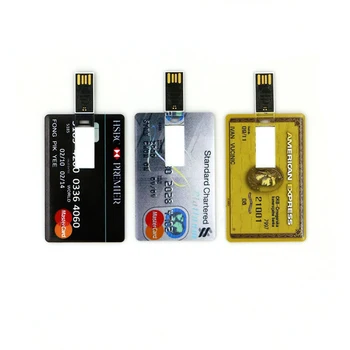 Флеш-накопитель E-DREAM 8GB 16GB 32GB 64GB Кредитная карта HSBC MasterCard USB Flash Drive Card