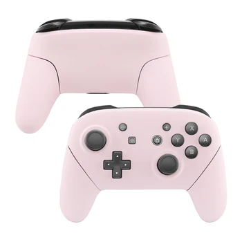 Цветущая вишня, розовая пластиковая лицевая панель, задняя панель, корпус с ручками, замена контроллера NS Switch Pro